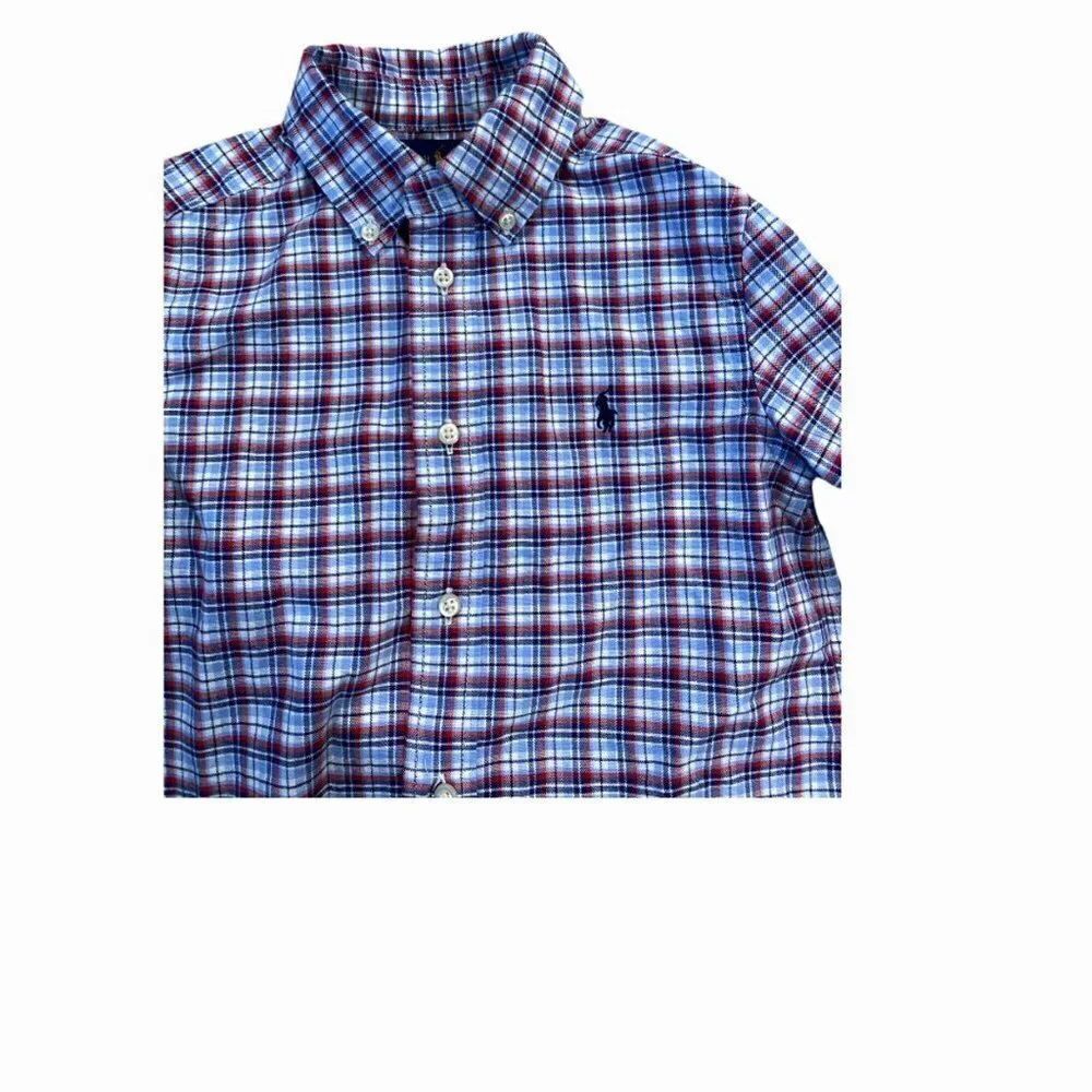 Ralph Lauren Plaid Button Down Long Sleeve Shirt 5